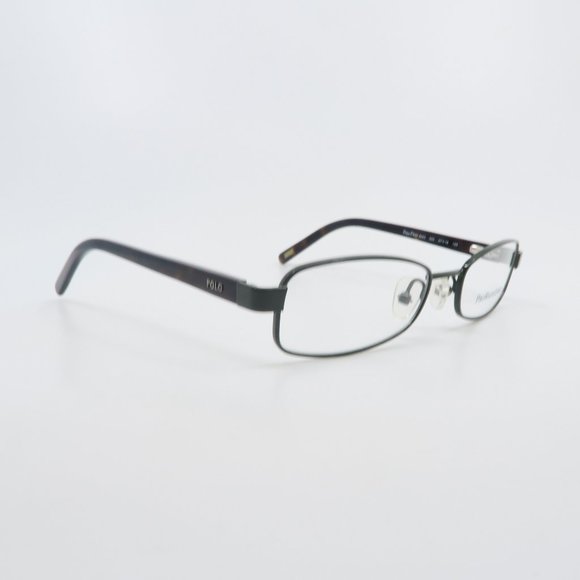 Polo Prep 8023 333 47mm Olive Metal/Brown Tortoise Rectangle Kids New Eyeglasses - Picture 3 of 10